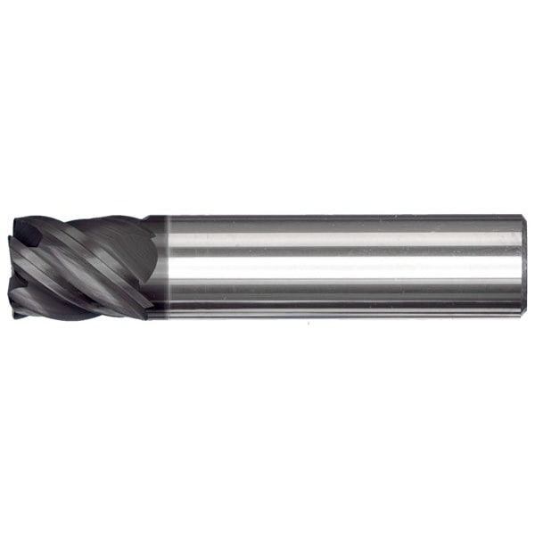 9/16x1-1/8x9/16x3-1/2 5FL .020 Corner Radius 45 Degree Helix HY5, PowerA